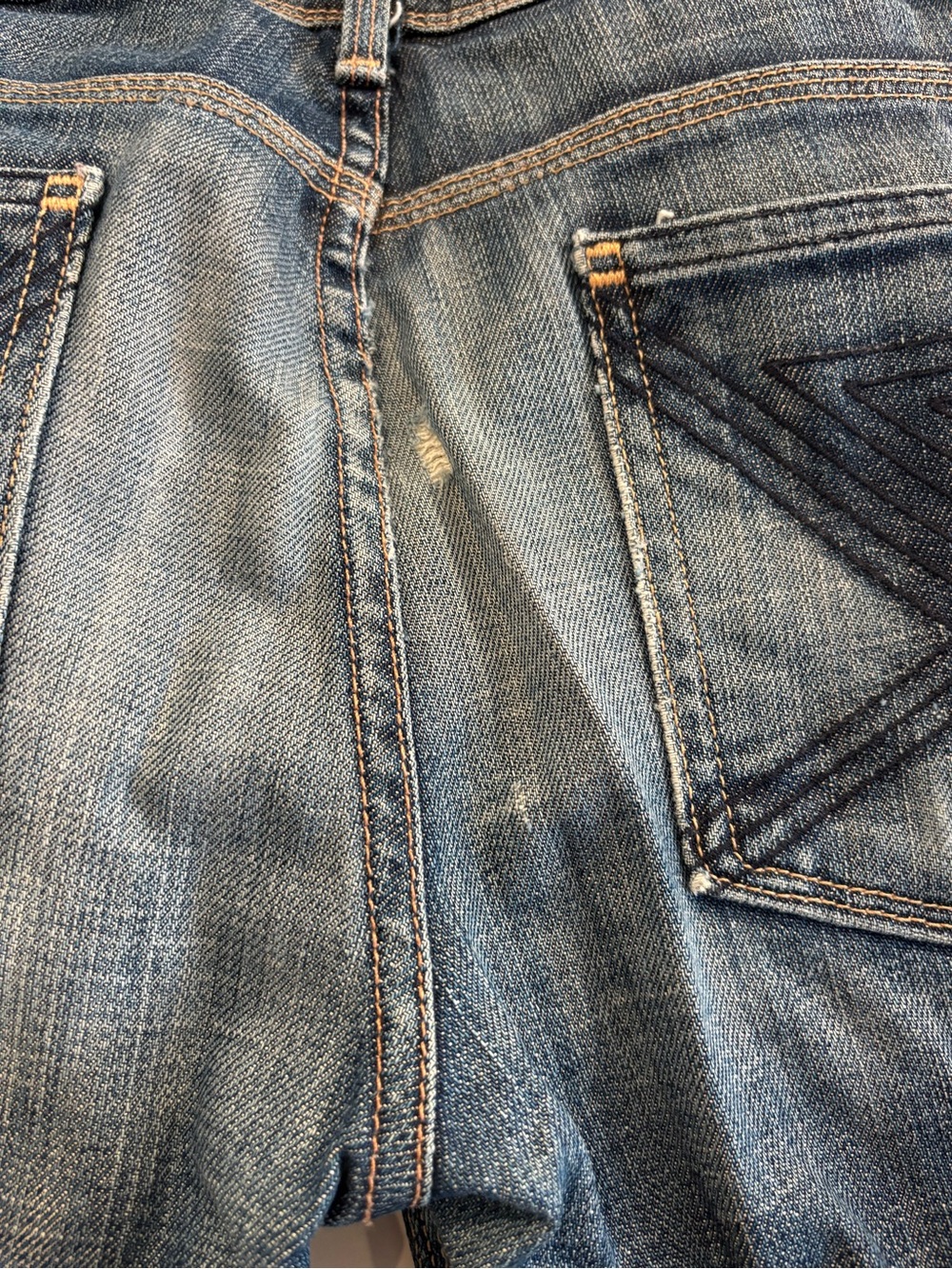 7 For All Mankind Women's Medium Blue Bootcut Jeans - Picture 3 of 4